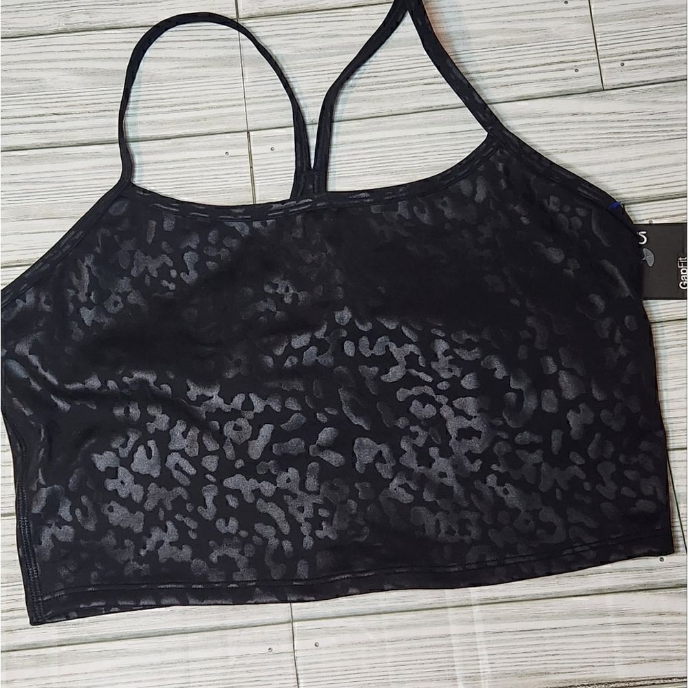 Gap Fit Low Support Sport Bra in Black Size Small